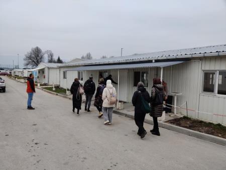 Obisk nastanitvenega centra v Orehku